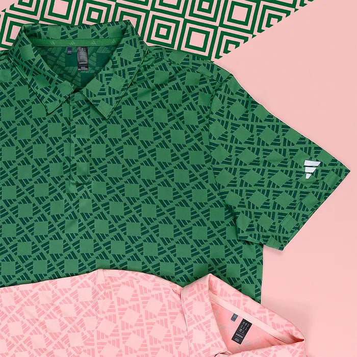 Adidas Golf Shirt - TOUR Heat.RDY Jacquard Polo